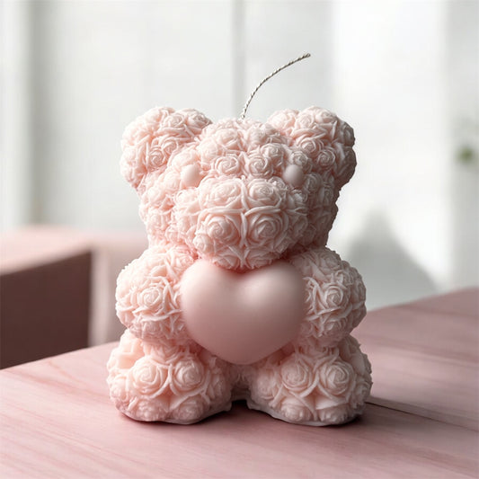 XL svece “Rožu lāčuks”