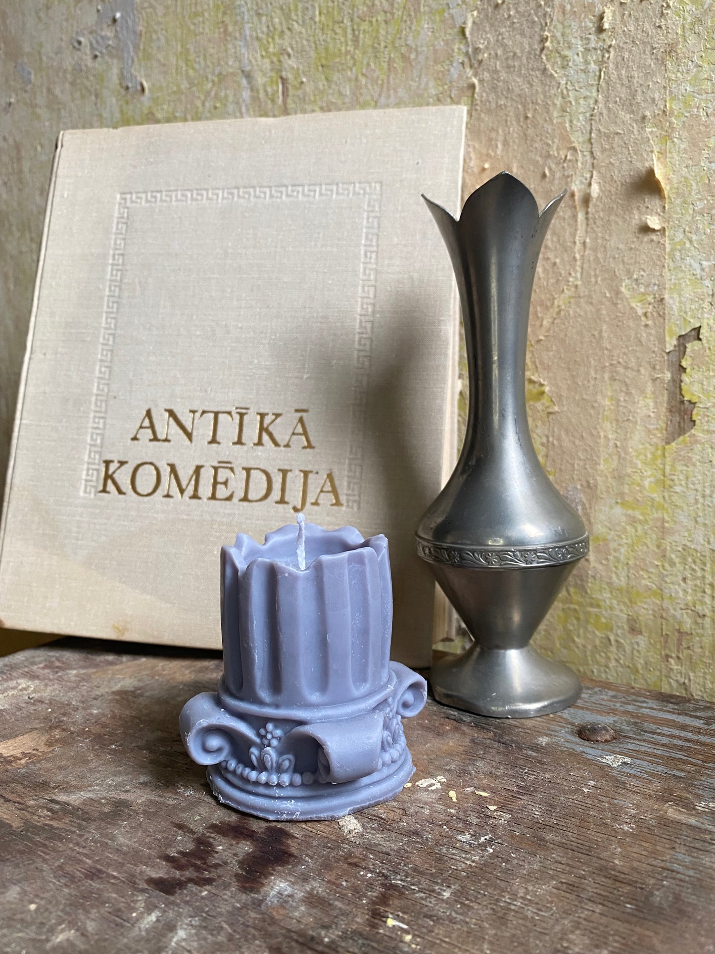 Antīkā svece "Īsā kolonna"