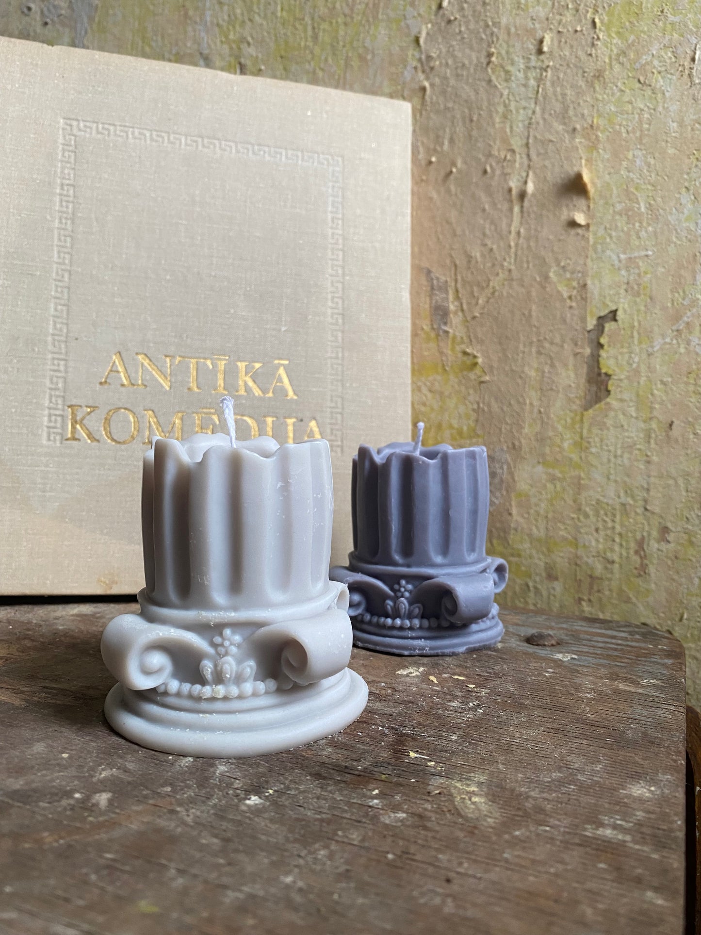 Antīkā svece "Īsā kolonna"